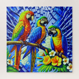 Puzzle Trois beaux perroquets