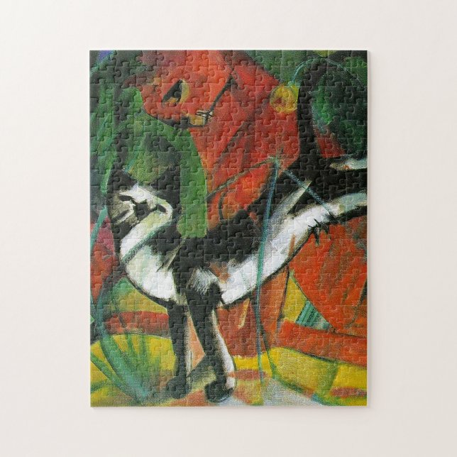 Puzzle Trois chats par Franz Marc (Vertical)
