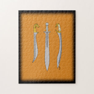 Puzzle Trois épées grecques antiques