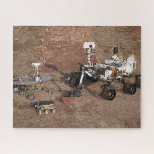 Puzzle Trois Générations De Rovers Mars.