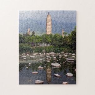 Puzzle Trois pagodes de Dali, Zhonghe - Yunnan, Chine
