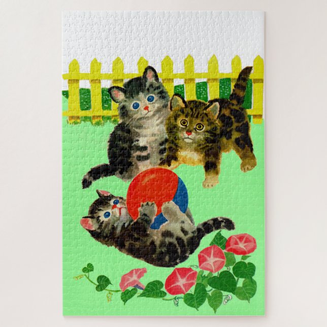 Puzzle trois petits chatons (Vertical)