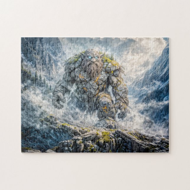 Puzzle Troll de Fantasy Dynamique dans un Paysage Atmosph (Horizontal)