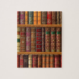 Puzzle Trompe l'oeil "Bibliothèque française"