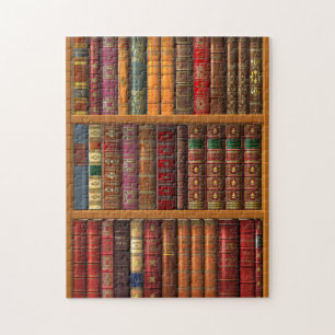 Puzzle Trompe l'oeil "Bibliothèque française".