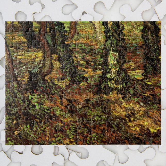 Puzzle Troncs d'arbres avec du lierre par Vincent van Gog (Créateur téléchargé)