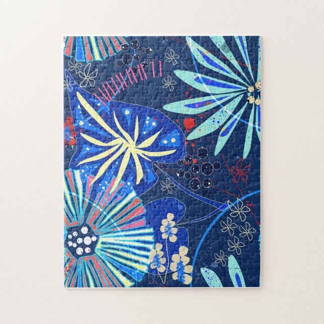 Puzzle tropical Abstrait (Vertical)