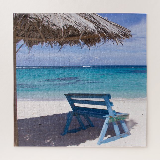 Puzzle Tropical Beach Chair Relax (Vertical)