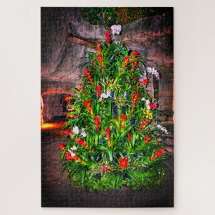 Puzzle Tropical Christmas Tree