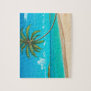 Puzzle tropical d'île