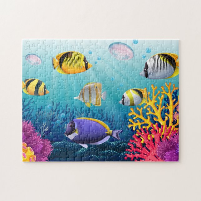 Puzzle Tropical Fish (Horizontal)