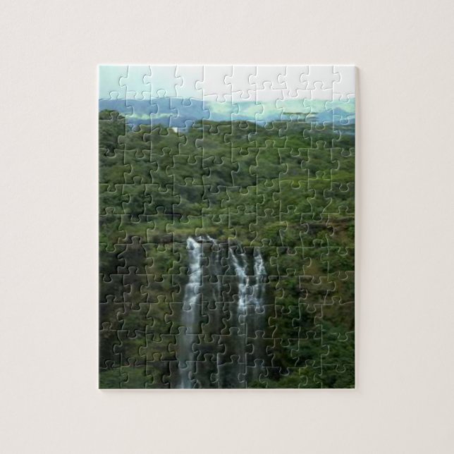 Puzzle Tropical Forest Waterfall (Vertical)