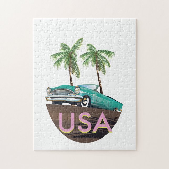 Puzzle Tropical USA (Vertical)