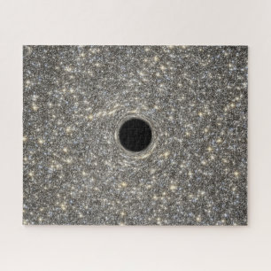 Puzzle Trou Noir Supermassif Au Milieu D'Une Galaxie.