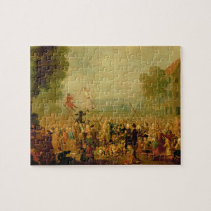 Puzzle Troupe d'acteurs exécutant sur Tightrope