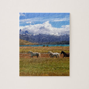 Puzzle Troupeau de Chevaux en pleine nature