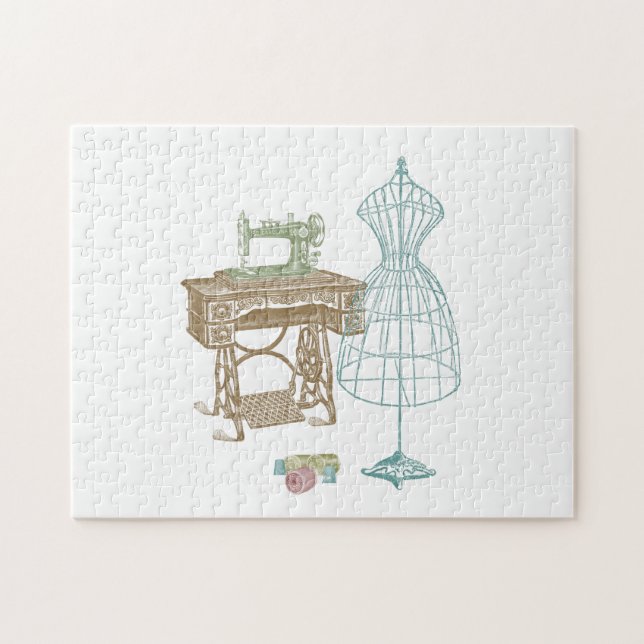 Puzzle Trousse de broyeur d'antiquités Illustration de co (Horizontal)