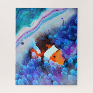 Puzzle Trouver Nemo - Art Abstrait sous-marin