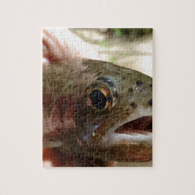 Puzzle Truite en main (Vertical)