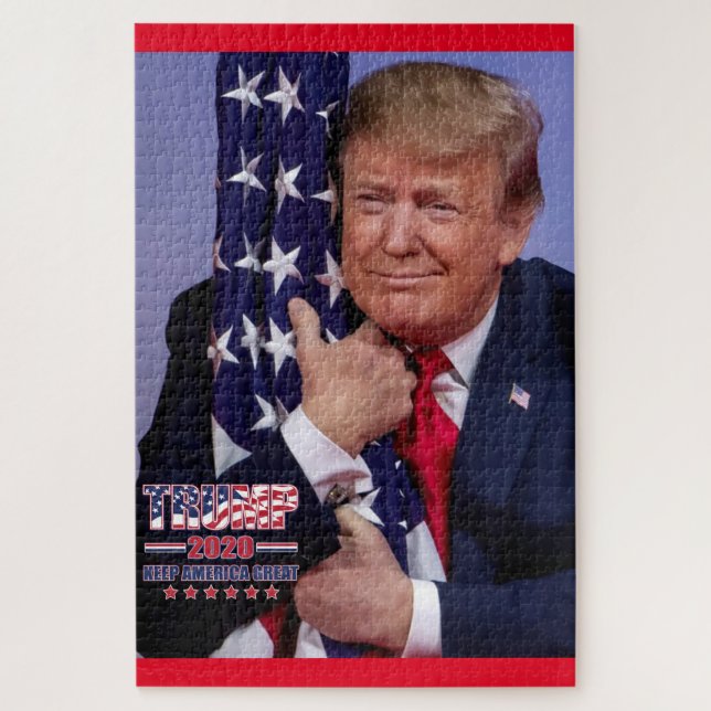 Puzzle Trump 2020 Garder l'Amérique grande (Vertical)
