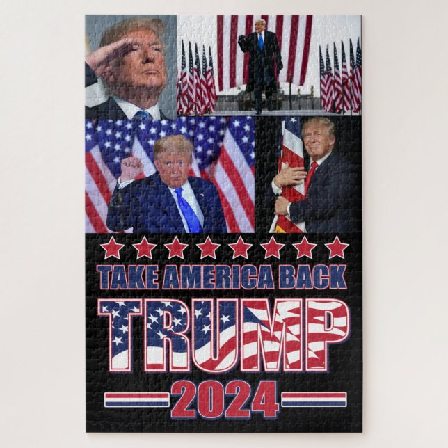 Puzzle Trump 2024 : Reprendre l'Amérique (Vertical)