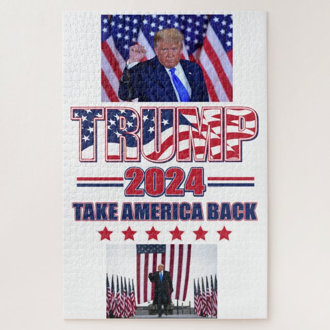 Puzzle Trump 2024 : Reprendre l'Amérique (Vertical)