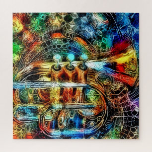 Puzzle Trumpet arc-en-ciel