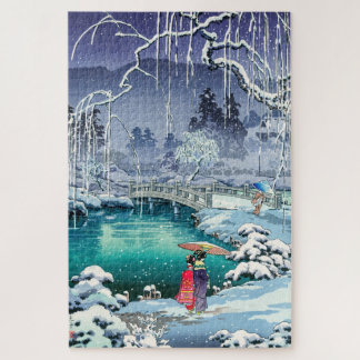 Puzzle Tsuchiya Koitsu - Neige de printemps à Maruyama