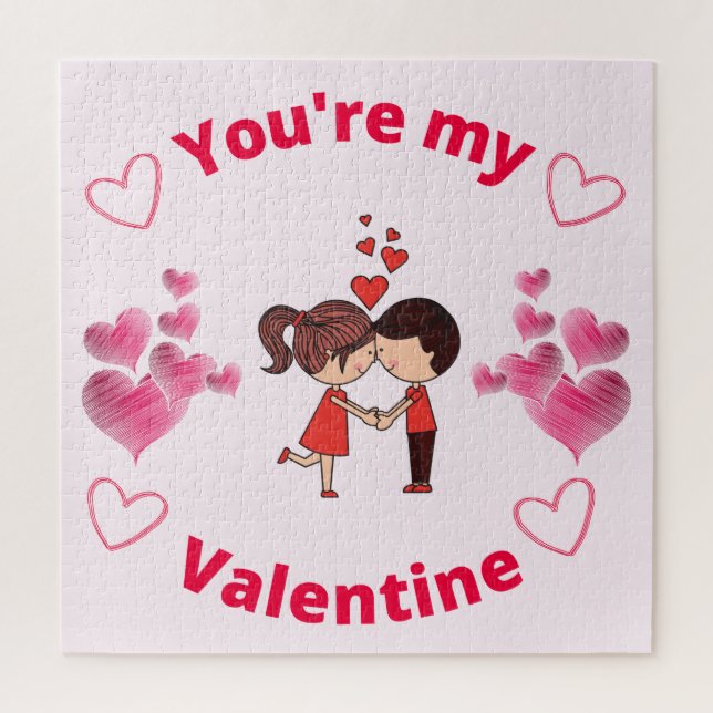 Puzzle Tu es mon Valentin (Vertical)