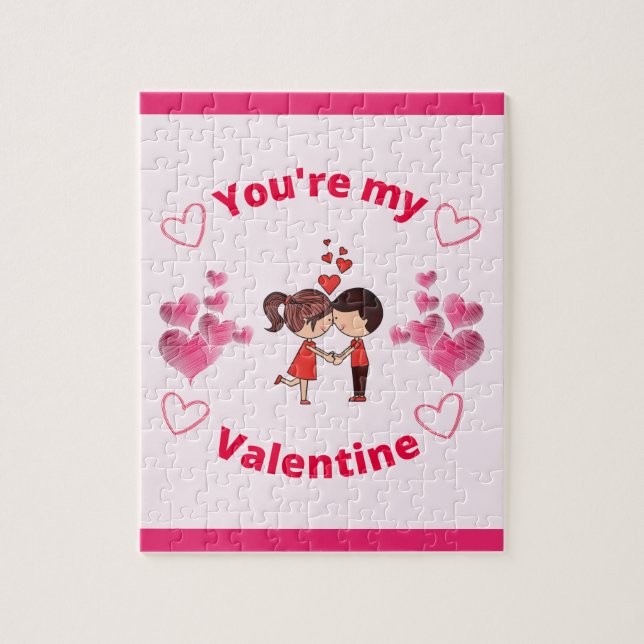 Puzzle Tu es mon Valentin    (Vertical)