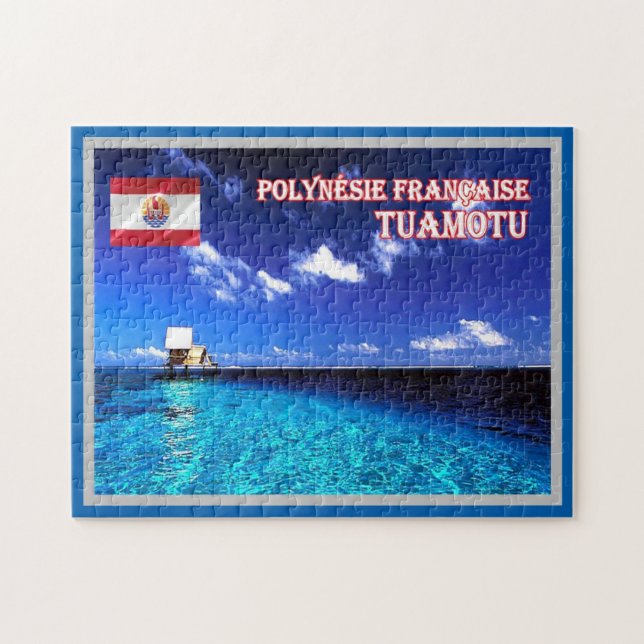 Puzzle Tuamotu - Polynésie française - Panorama - (Horizontal)