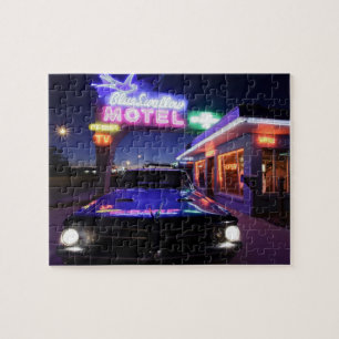 Puzzle Tucumcari, Nouveau-Mexique, États-Unis. Route 66