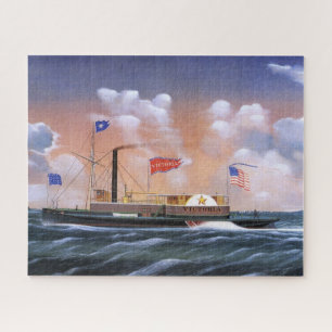 Puzzle Tug à vapeur Victoria 1859