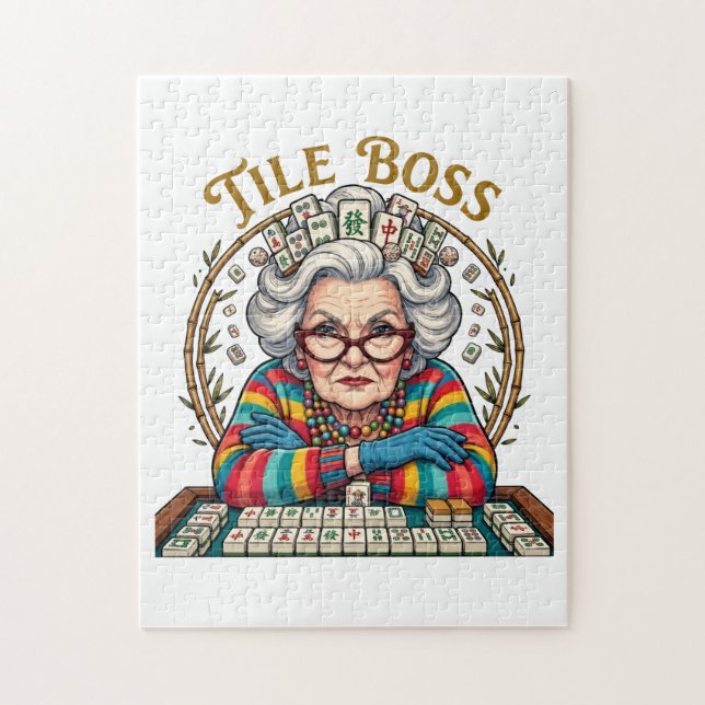 Puzzle Tuile de mahjong Boss (Vertical)