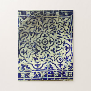 Puzzle Tuiles de mosaïque de Guell du parc de Gaudi