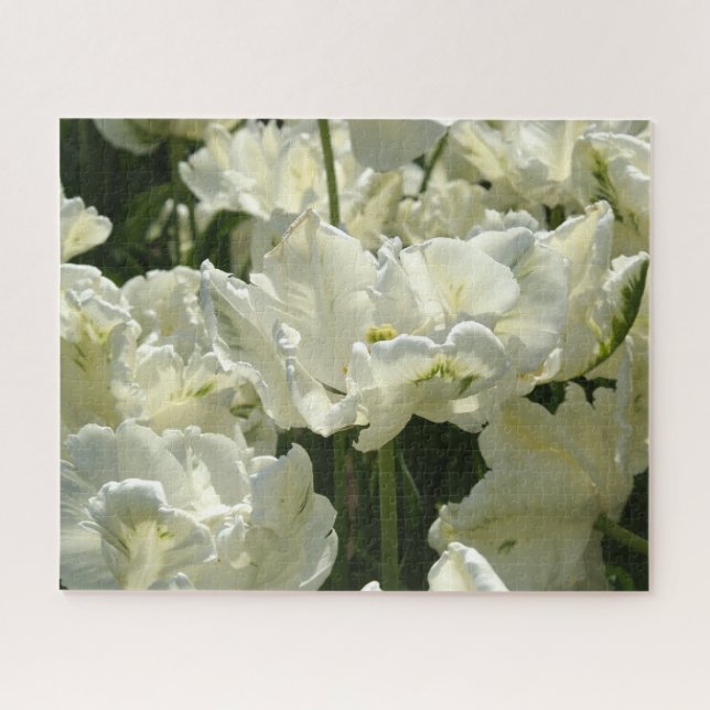 Puzzle Tulipes blanches (Horizontal)