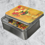 Puzzle Tulipes de Pierre Renoir, Impressionnisme Vintage<br><div class="desc">Tulips (1909) de Pierre Renoir est un impressionnisme vintage de beaux art floral peinture morose. Un beau bouquet de fleurs de jardin fleuries. Des fleurs de tulipes jaunes, rouges et oranges sont disposées dans un vase décoratif. À propos de l'artiste : Pierre-Auguste Renoir (1841-1919) fut un peintre de premier plan...</div>