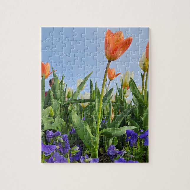 Puzzle Tulipes et panneaux (Vertical)