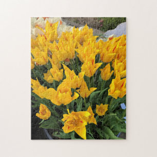 Puzzle Tulipes jaunes uniques