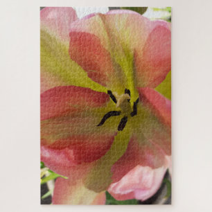 Puzzle Tulipes rose et jaune