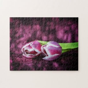 Puzzle Tulipes roses