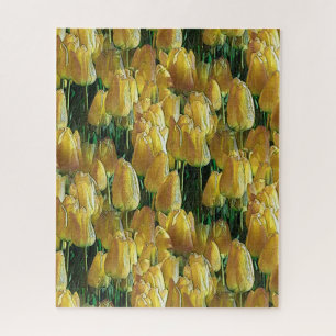 Puzzle Tulips Sunshine Yellow