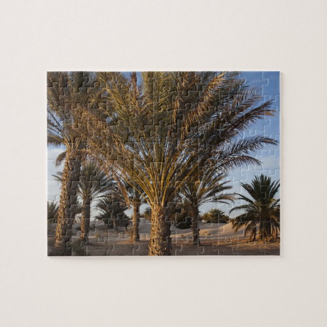 Puzzle Tunisie, désert du Sahara, Douz, Grande Dune, palm (Horizontal)