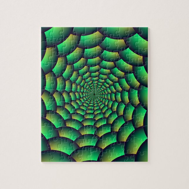 Puzzle Tunnel de l'espion de Green Ball (Vertical)