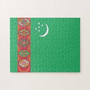 Puzzle Turkménistan - Drapeau -