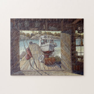 Puzzle "Turne Shed at Dawn" de Charlie Rapsky