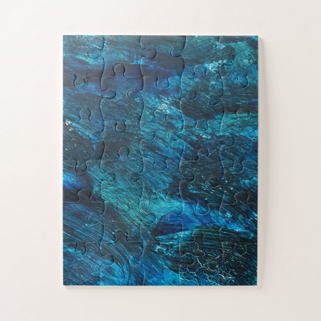 Puzzle Turqouise Galaxy Paint Sparkings (Vertical)