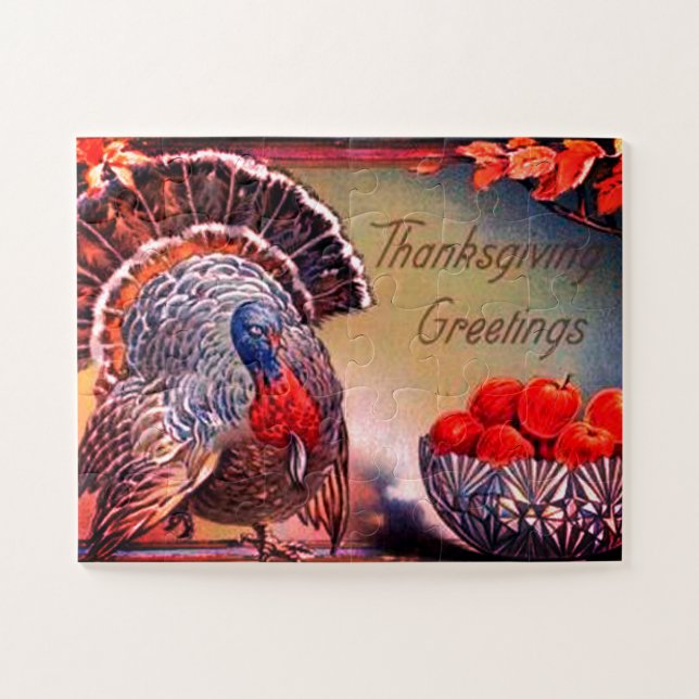 Puzzle Turquie classique et bol de pommes (Horizontal)