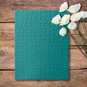 Puzzle Turquoise Uni   Classique   Élégant