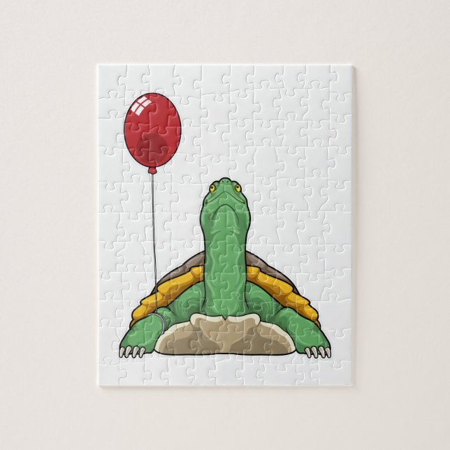 Puzzle Turtle Balloon (Vertical)